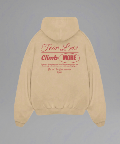Fear Less Climb More Hoodie