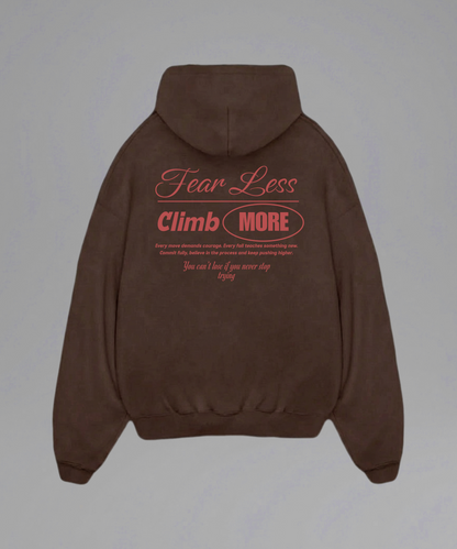 Fear Less Climb More Hoodie