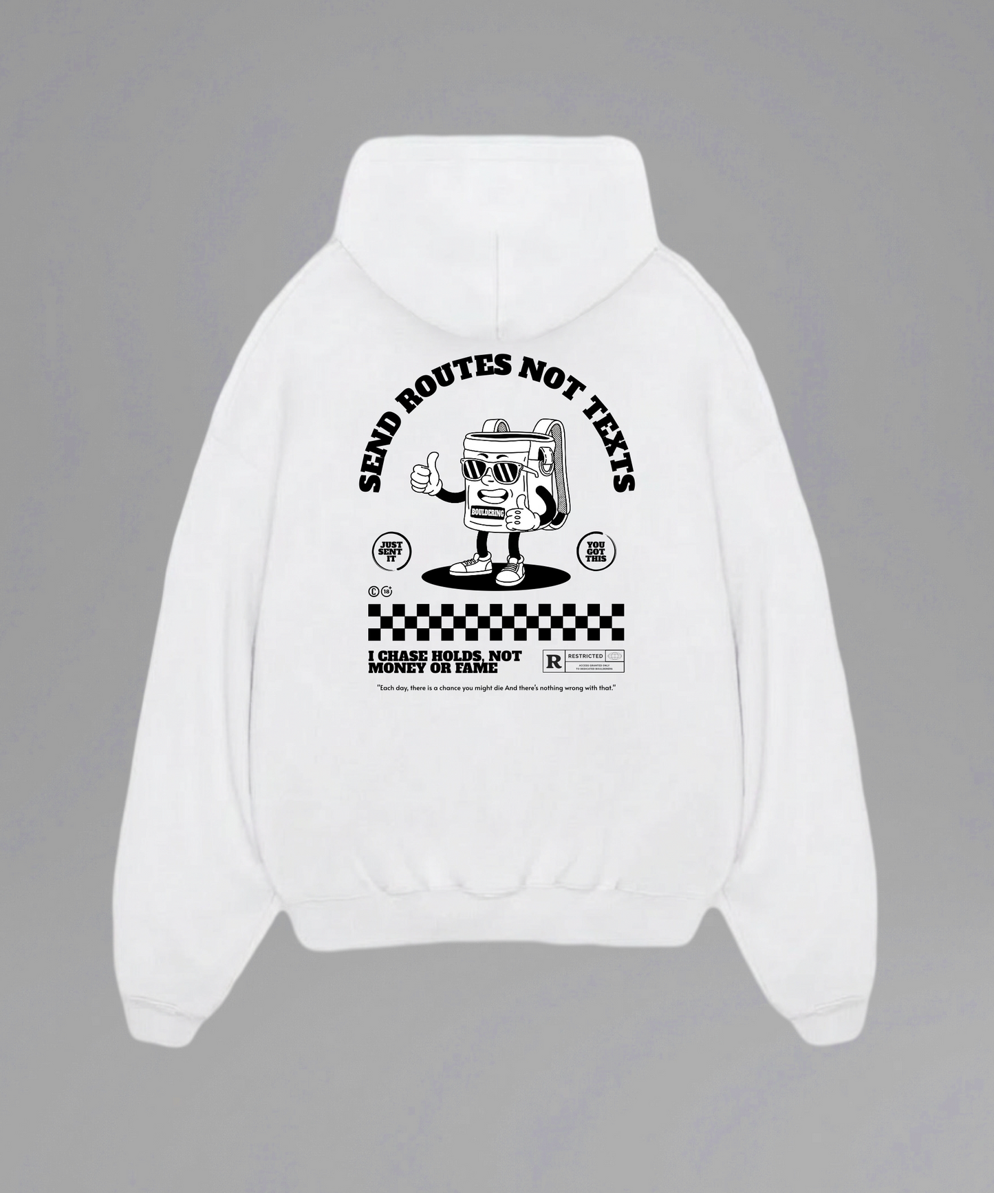 Send Routes Not Texts Hoodie